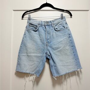Grlfrnd: long denim shorts
